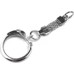 LADO Přívěsek na klíče s karabinou a poutkem Varianta: 2 nikl, Balení: 5 ks 247564136