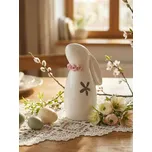 Sinsay - Velikonoční keramická figurka zajíčka s výřezem - bílá - 853JG-00X - 853JG-00X-ONE