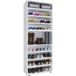 Botník Lona Xxl, š.70 cm, bílý, bílá, 70 cm, 183 cm, 37 cm