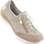 Dámská kožená nazouvací obuv béžová Rieker N42F1-60 41