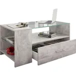 Konferenční stolek Tindala barva: betón, šedá, 100 cm, 45 cm, 50 cm