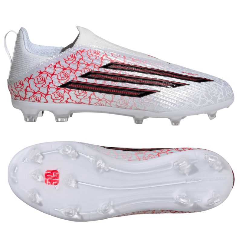 Adidas F50 League Laceless Lamine Yamal FG/MG bílá/černá/červená EUR 30