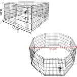 Springos Klec pro králíka PA1008