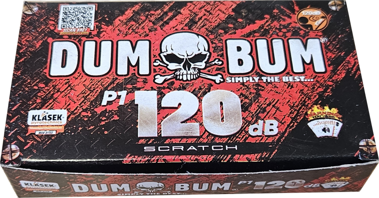 DUM BUM 120 scratch - set 20 ks škrtacích petard