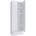 Botník Lona Xxl, se zásuvkou, š. 70cm, bílá, 70 cm, 200 cm, 39 cm