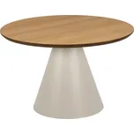 Konferenční Stolek Soli 65, barvy dubu, kašmírová, 43 cm