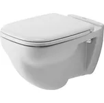 DURAVIT - D-Code Závěsné WC, ploché splachování, alpská bílá 22100900002