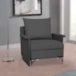 Rozkládací multifunkční křeslo + postel BARON - Šedá