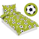 Bellatex Povlečení bavlněné Junior, Fotbal - 140x200, 70x90 cm