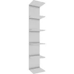 Regál Lazas š: 35 cm, bílý, bílá, 35 cm, 180 cm, 30 cm