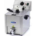 Maxima Elektrická fritéza 8 l s vypouštěcím kohoutkem