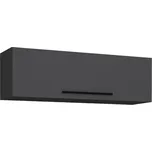 Závěsná nízka komoda Arila š: 95 cm, antracitová, antracitová, 95 cm, 30 cm, 30 cm