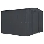 Plechový zahradní domek se střešním oknem Globel 108, š. 295 × d. 237 × v. 203 cm (antracit)