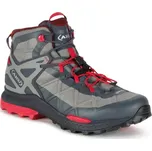 Aku pánská turistická kotníková obuv Rocket Gore-tex šedá červená 46
