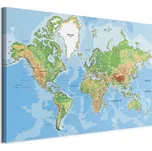 Malba na plátně Explore THE World!, vícebarevná, 90 cm, 60 cm, 1,2 cm