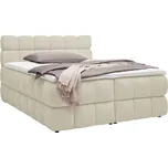 Boxspring postel Bubble BOX 160/200 cm, béžová, béžová, 160 cm, 200 cm
