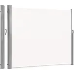 Skládací markýza 300x200 cm boční roleta paraván do zahrady na terasu béžová