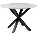 Jídelní stůl Heaven 110 cm, černá, bílá, 76 cm