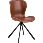 Otočná židle Batilda, hnědá, hnědá, 46,5 cm, 81 cm, 53 cm