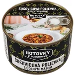 Hotovky z plechovky - Čočková polévka s uzeným masem - Velikost 400g