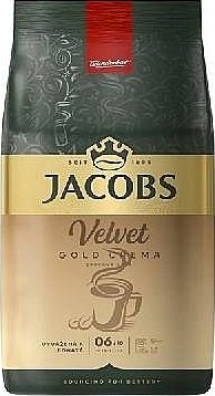 Jacobs Velvet Gold Crema káva 1 kg
