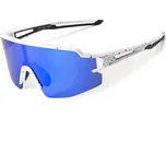 ROCKBROS Sluneční brýle na kolo s UV ochranou NO SIZE BÍLÁ|MODRÁ