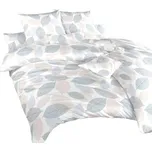 DADKA VRACOV Povlečení krep Podzim modrý 140x200, 70x90 cm