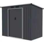 Plechový zahradní domek – Lanitplast Halle 74 antracit
