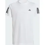 ADIDAS Dětské tenisové tričko Club Tennis 3-Stripes 9 LET BÍLÁ