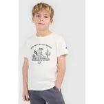 Chlapecké tričko 4F velikost 134 off white