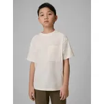 Chlapecké tričko 4F velikost 140 off white