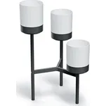 Stojan na květiny BLOOME 80,5 cm bílý/černý