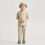 Reserved - Bavlněné tričko - tělová - 904HR-02X - 904HR-02X-86