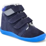 Barefoot dětské zimní boty Beda - Daniel modré Velikost: 27
