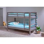 Poschodová postel Lavius, šedá, 90 cm, 200 cm