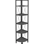 Rohový Regál Insasi 5 Eckregal, antracitová, černá, 34 cm, 160 cm, 34 cm