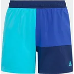 ADIDAS PLAVECKÉ ŠORTKY COLORBLOCK KIDS 15 LET MODRÁ