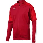 PUMA Sportovní mikina Puma Cup Training Jacket Red BÍLÁ|ČERNÁ|ČERVENÁ