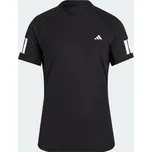 ADIDAS Tenisové tričko Club 3-Stripes Climacool M ČERNÁ