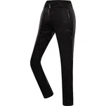 Alpine Pro UFEDA ČERNÁ DÁMSKÉ LYŽAŘSKÉ SOFTSHELLOVÉ KALHOTY S MEMBRÁNOU XXL