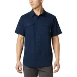 Tmavě modrá pánská košile s krátkým rukávem Columbia Utilizer II Solid Short Sleeve Shirt 1577762464 Velikost: M