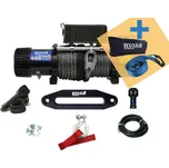 Elektrický offroad naviják 5,4t 12V syntetické lano 28m HUSARWINCH BST 12000 (+ popruh a pouzdro)