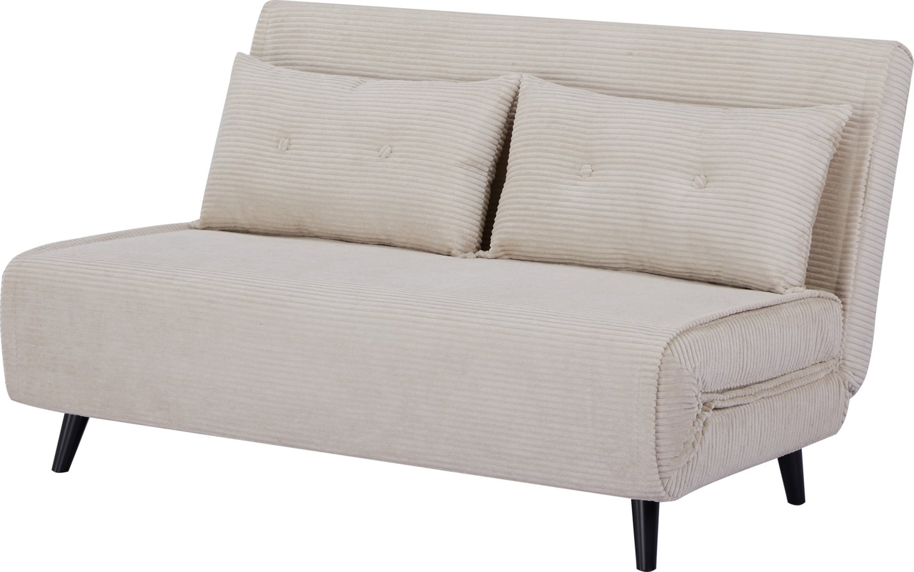 Rozkládací pohovka SMART MULTIFUNCTION 140 CM béžová manšestr