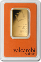 Valcambi zlatý slitek 1 oz