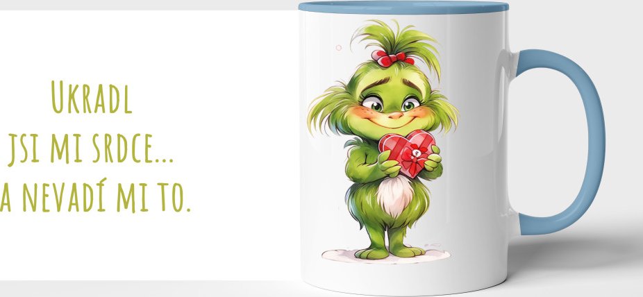Hrnek grinch zamilovaný w