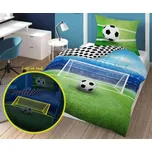 Svítící povlečení Fotbal aréna 140x200, 70x80 cm