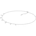 Gaura Pearls Stříbrný náhrdelník perly se zirkony SK25233NW