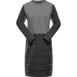 Alpine Pro OLWA NEUTRÁLNÍ / ZEMITÁ DÁMSKÉ ŠATY S HŘEJIVOU VÝPLNÍ HI-THERM XXL