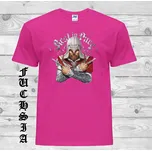 detske-levne-bavlnene-tricko-potisk-Assassins-Creed Barva: Fuchsia - fuchsiová, velikost: 128