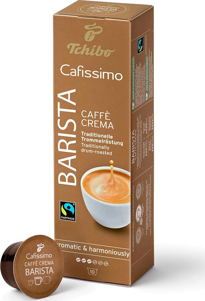 Tchibo Cafissimo Barista Caffé Crema, 10 kapslí